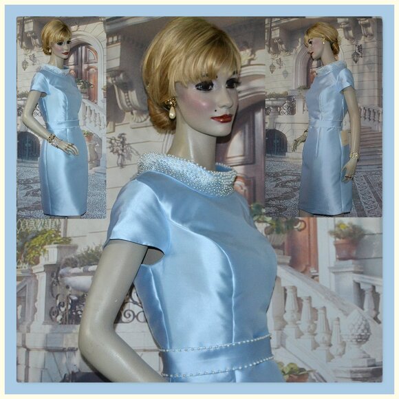 Lan Ting Dress New w Tag Blue Size 8 Mother of the Bride, Second Wedding, Party - Picture 1 of 10